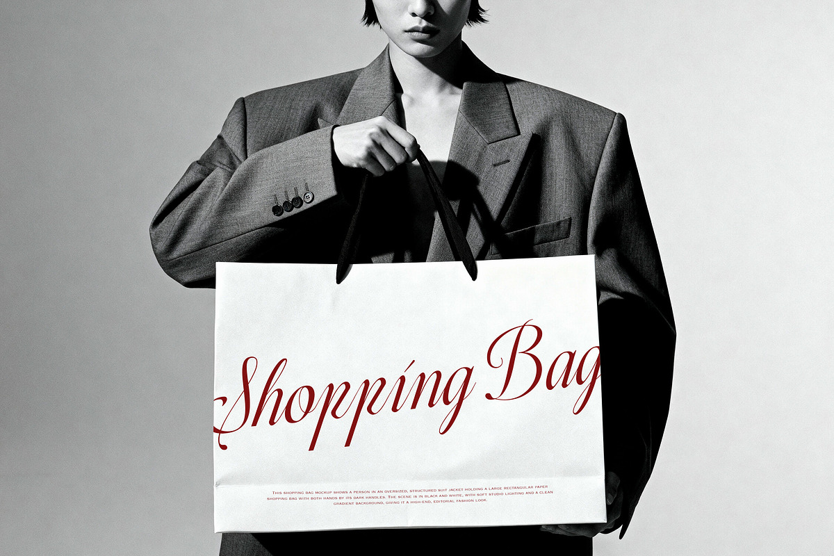Shopping Bag Mockup, a Product Mockup by Design Squad (Photo 2 of 4)