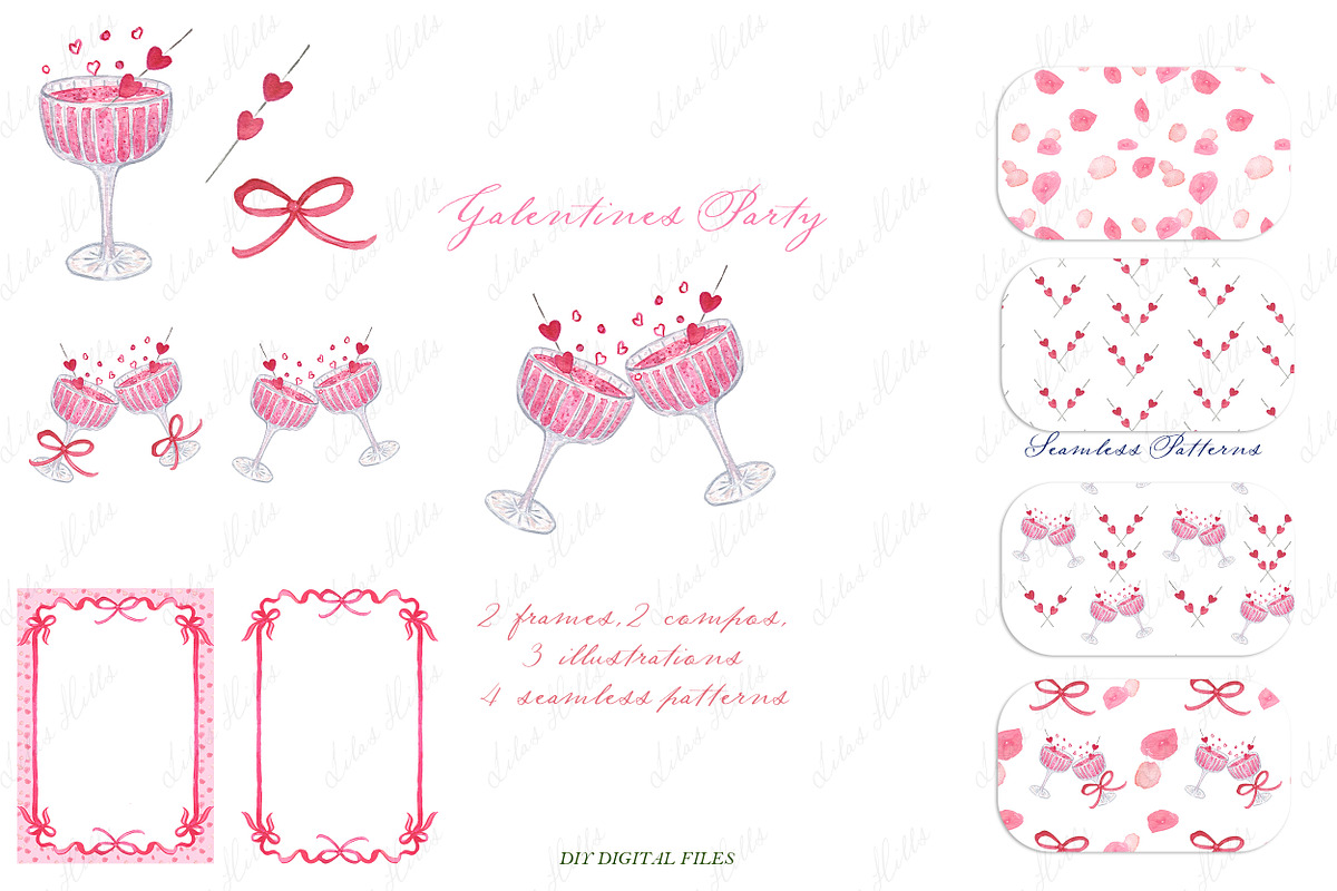 Galentines Party Valentine's Heart, a Graphic by LABFcreations (Photo 2 of 4)