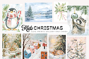 Cute Kids Christmas Prints, a Graphic by SunnyAfternoons (Thumbnail 10 of 10)