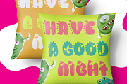 Monster Mash - Quirky Dino & Monster, a Font by PutraCetol Studio (Thumbnail 5 of 11)