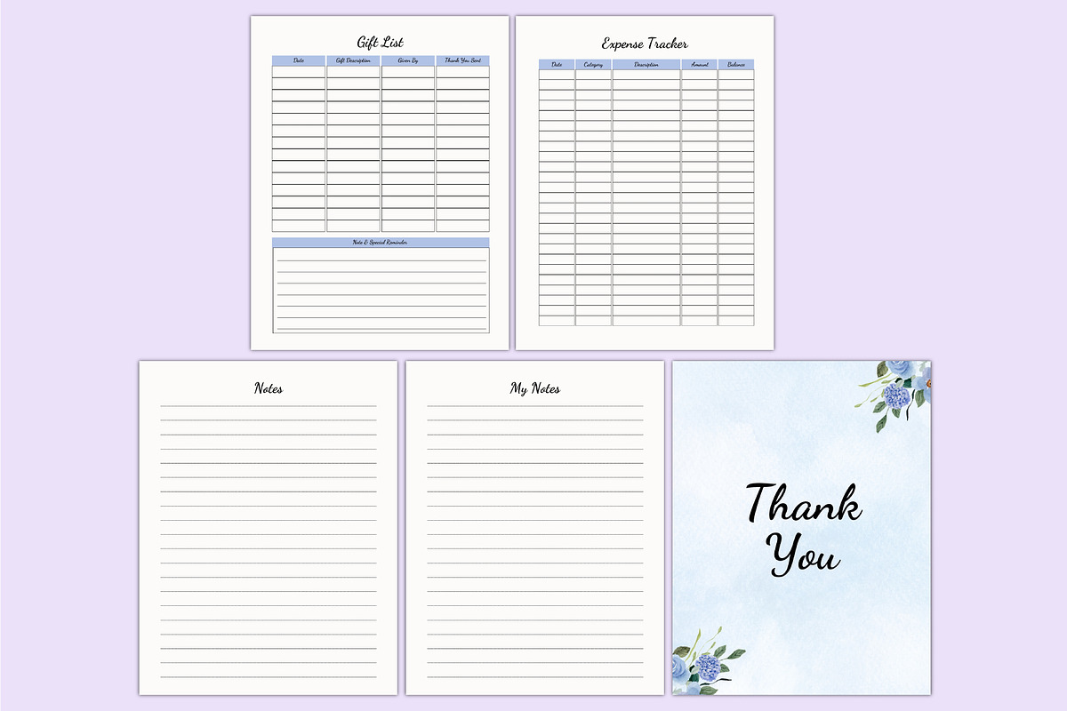 2025 Wedding Planner For Canva, a Stationery Template by Shumaya (Photo 5 of 5)