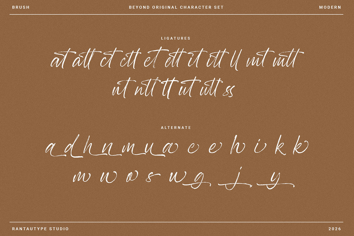 Beyond Original Modern Brush Font, a Script Font by RantautypeStudio (Photo 15 of 15)