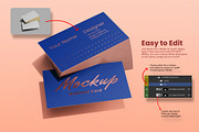 Stacked Business Card Mockup Set, a Mockup by Remnand Studio (Thumbnail 3 of 9)