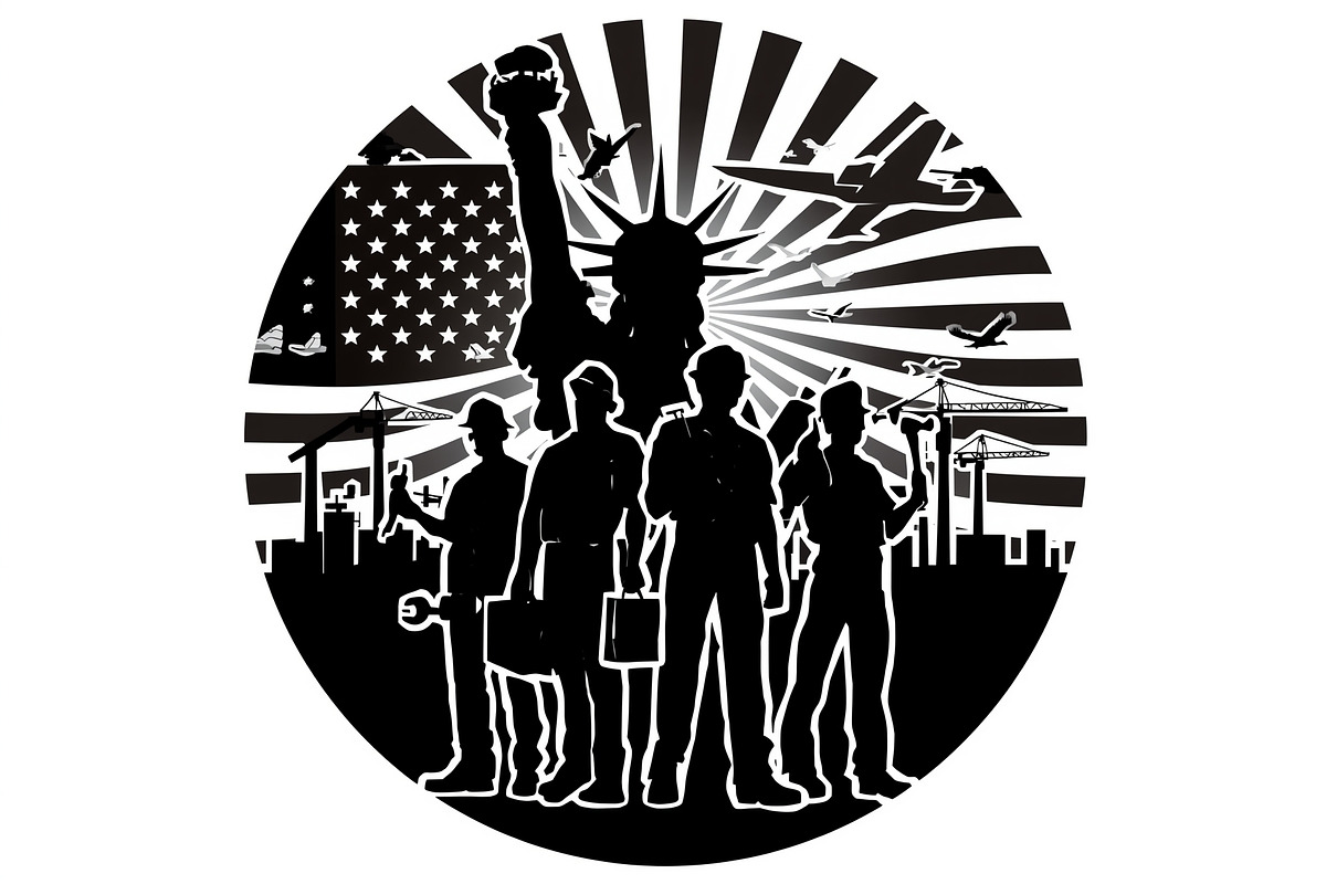 Labor Day Builder Pack, an Illustration by hafijul (Photo 11 of 21)