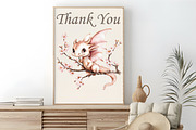 Cute Baby Dragon Spring Clipart Set, an Animal Illustration by RobertsArt (Thumbnail 5 of 5)