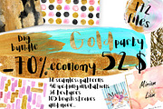 Big Gold Bundle!-70% OFF!!, a Texture Graphic by holaholga (Thumbnail 1 of 15)