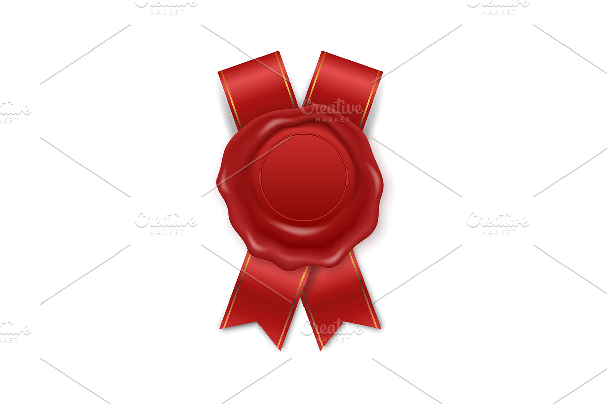Wax Seal. Vector Set., an Object Graphic by Gomolach (Photo 10 of 11)