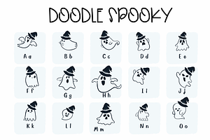 Doodle Spooky Halloween Fonts