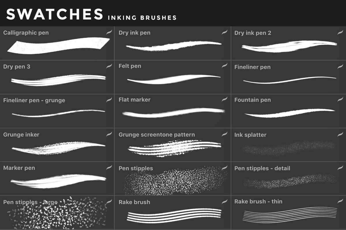 Procreate Brushes Bundle, a Brush Add-On by MiksKS (Photo 34 of 61)