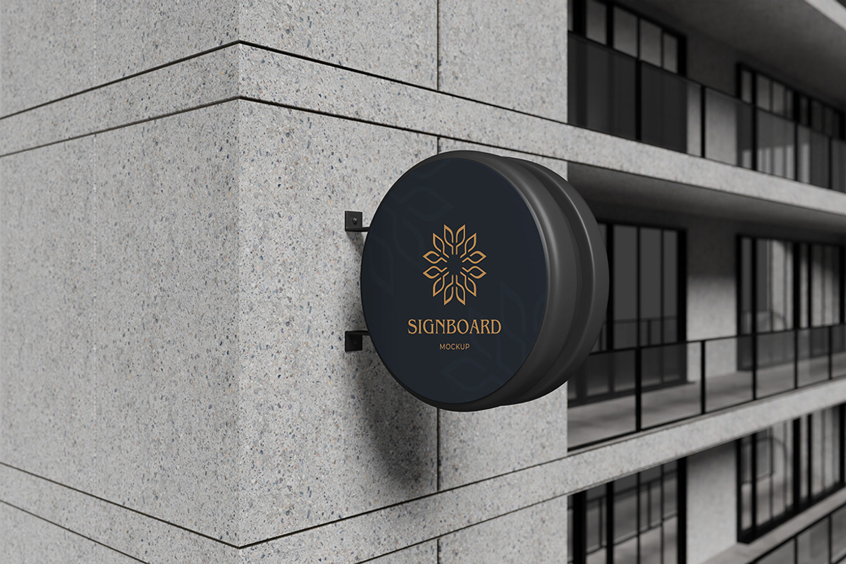 Signboard Mockup, a Product Mockup by MrLetters (Photo 4 of 5)