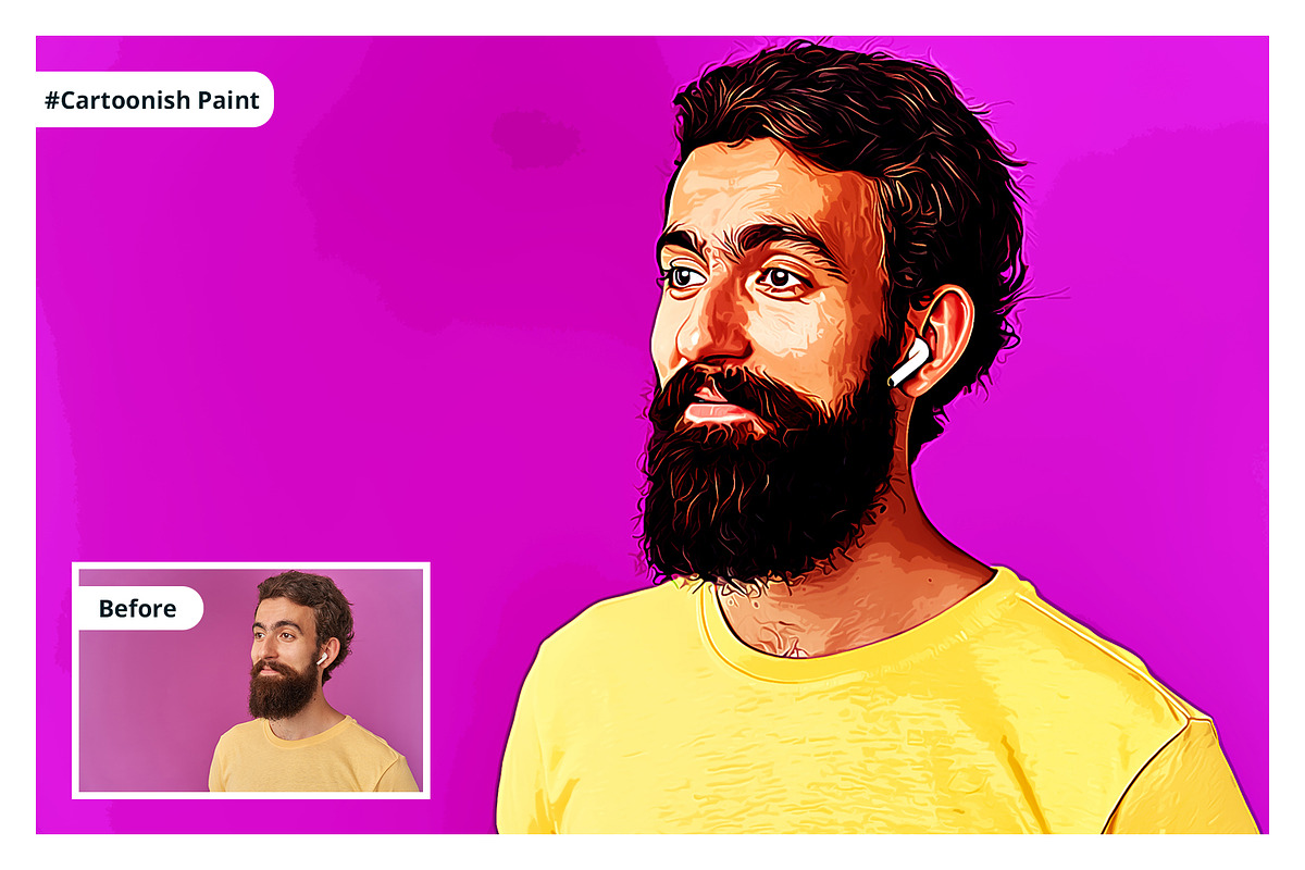 Paint Collection Photoshop Actions, an Action Add-On by Effect-Hub (Photo 6 of 11)