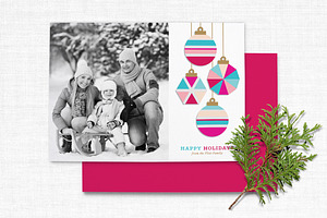 Modern Christmas Card Template