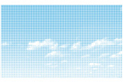 Blue Halftone Cloud Sky, a Texture Graphic by sivVector (Thumbnail 2 of 3)
