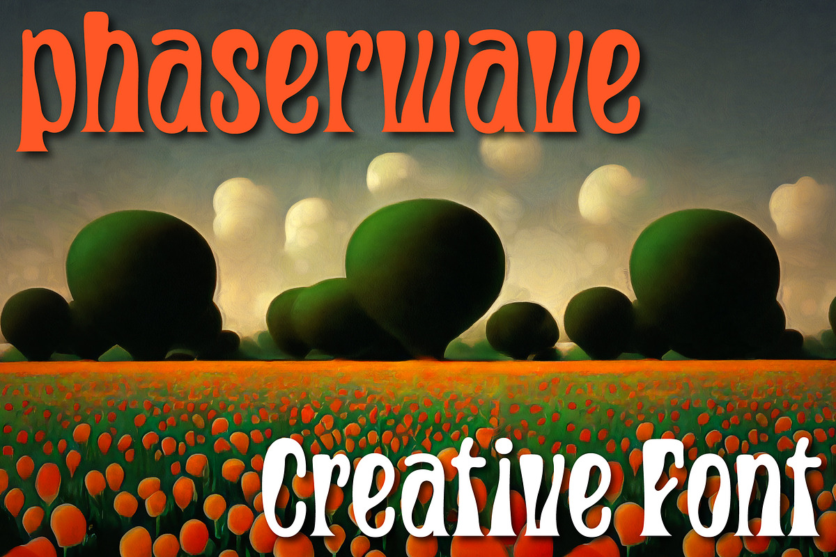 Phaserwave Font, a Serif Font by Mysterylab Designs (Photo 2 of 8)