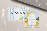 Watercolor Clipart - LA DOLCE VITA, a Decorative Illustration by Beigetime (Thumbnail 13 of 13)