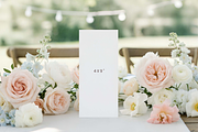 Tall Vertical Menu Mockup Soft Roses, a Product Mockup by TatiMockup (Thumbnail 2 of 5)