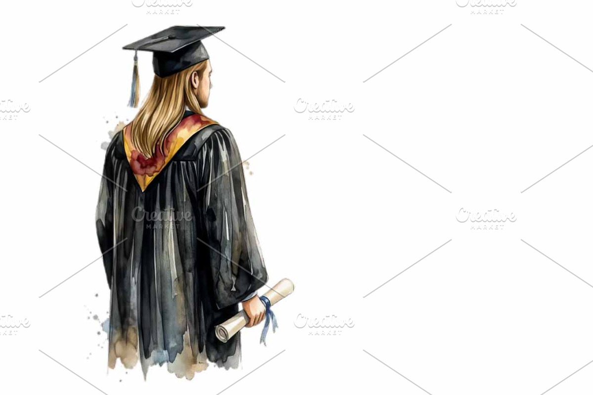 Graduation Clipart Collection PNGs, an Education Illustration by VetalStock (Photo 14 of 20)