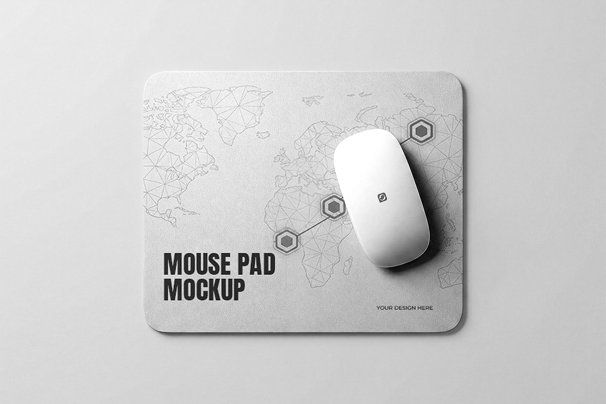 Mouse Pad Mockup Template, a Merchandise Mockup by graphypix (Photo 3 of 4)