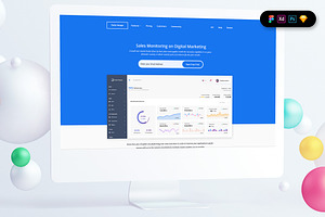 Sales Monitoring Landing Page