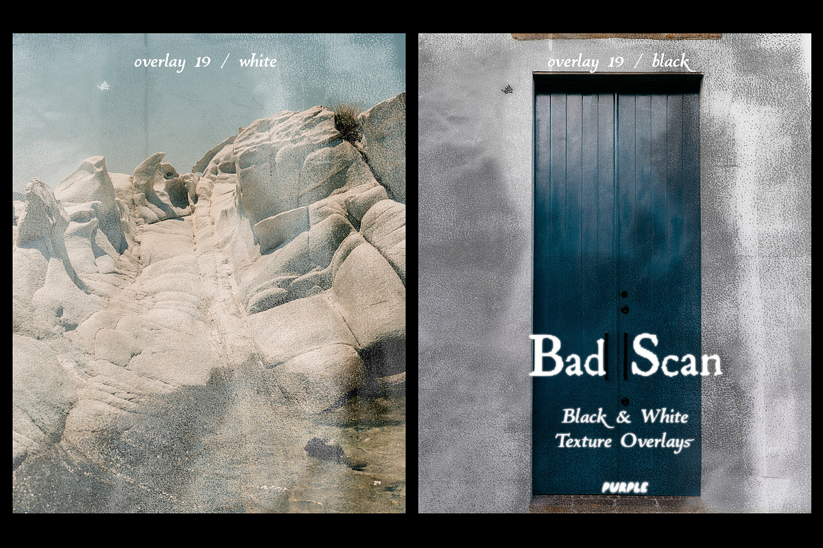 Bad Scan: Black & White Overlays, a Texture Graphic by Purple (Photo 20 of 21)