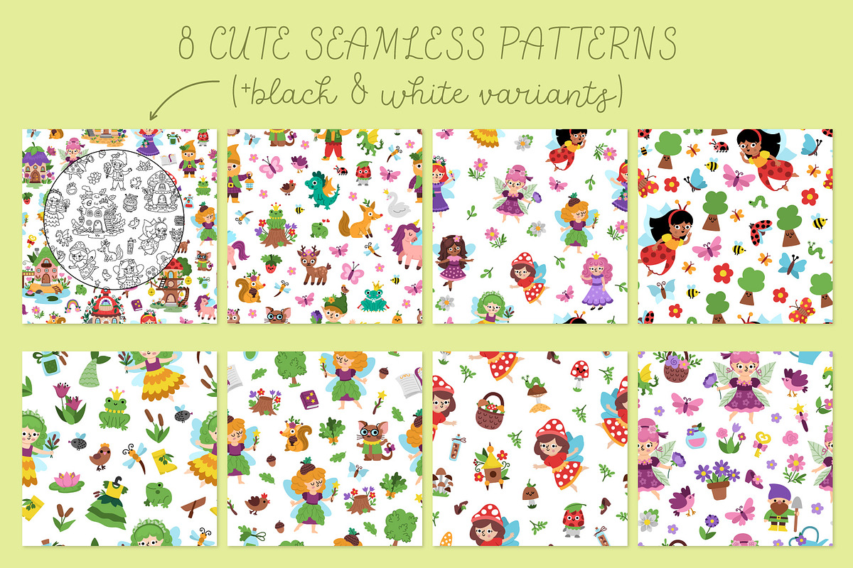 Fairyland clipart, patterns, designs, an Object Graphic by Lexi Claus (Photo 7 of 9)