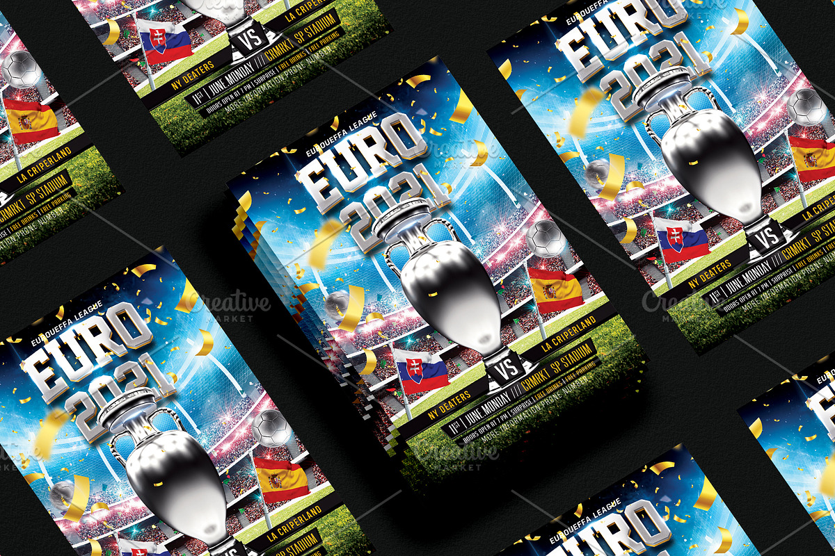 Euro 2020 Soccer Flyer, a Flyer Template by Basez Flyers (Photo 1 of 4)