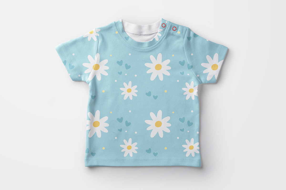 Daisy seamless pattern Vol 01, a Pattern Graphic by RizkaNurfazrina (Photo 3 of 7)