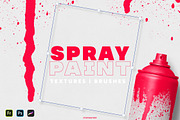 Spray Paint Textures & Brushes, a Brush Add-On by Studio&Story (Thumbnail 1 of 8)