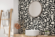 Abstract White Rock Shapes, a Wallpaper Graphic by MalyskaStudio (Thumbnail 4 of 6)