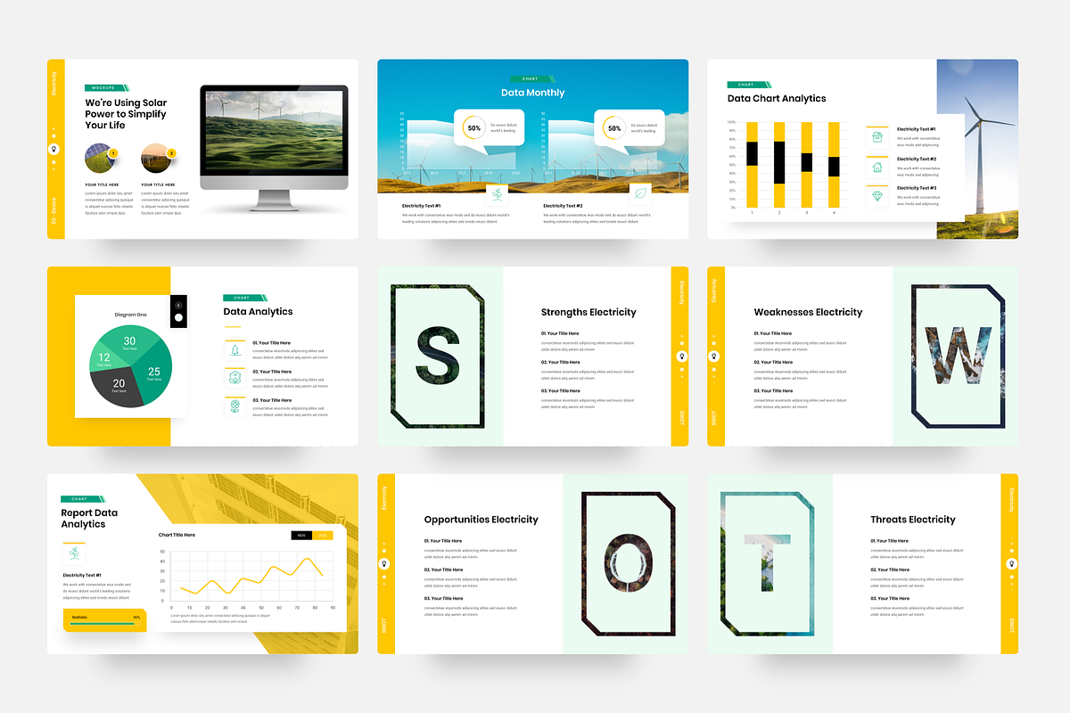 Wind & Solar Energy Google Slides, a Presentation Template by YossyOneStd (Photo 3 of 6)