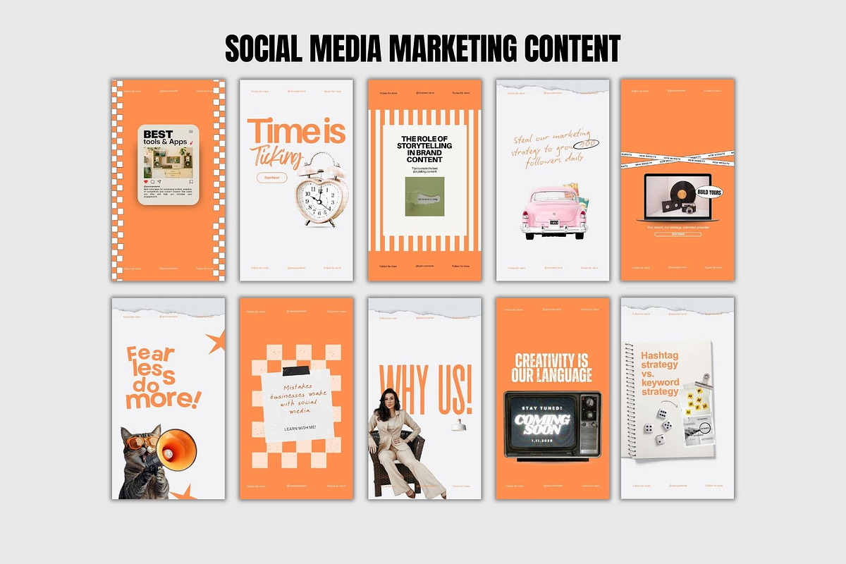 Social Media Manager Content Template preview 6