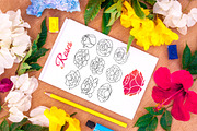 50% Off! 200+ Flower Logos Bundle, a Branding & Logo Template by Daria Volyanskaya (Thumbnail 4 of 6)