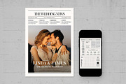 Wedding Newspaper Flyer Template, a Flyer Template by BrandPacks (Thumbnail 3 of 5)