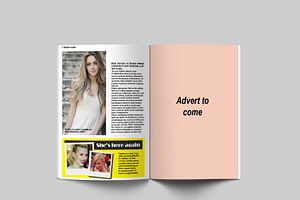 GRAZIE, Fashion Magazine Template