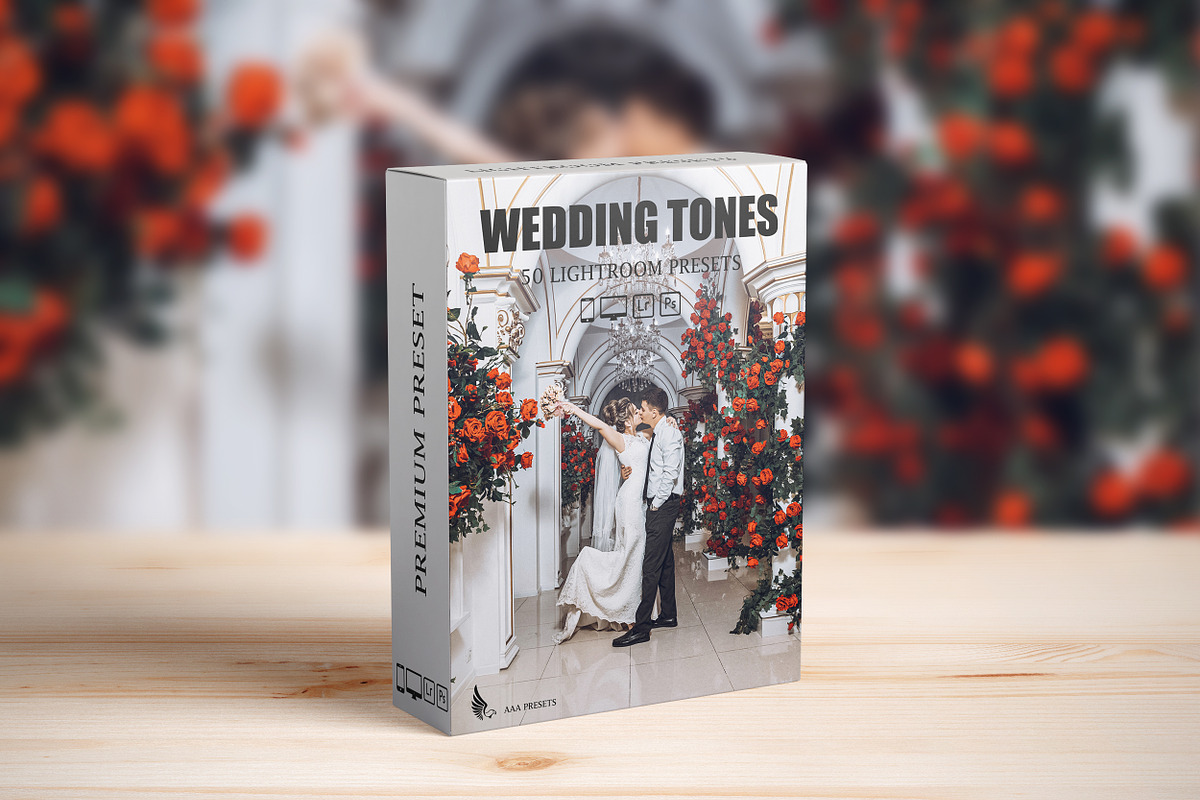 50 Premium Lightroom Wedding Presets, a Preset Add-On by AAA Presets (Photo 2 of 34)