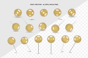 Map Pin Icons Set, an Object Graphic by DesignerCandies (Thumbnail 3 of 6)