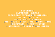 Pixobay - High-Impact Pixel Typeface, a Sans Serif Font by alpercakici (Thumbnail 9 of 14)