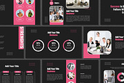 Black Pink Powerpoint Template, a Presentation Template by SKY CREATION (Thumbnail 5 of 6)