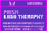 Holographic Mind font, a Font by weknow (Thumbnail 2 of 8)