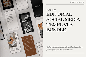 Jardin Editorial Social Med Template
