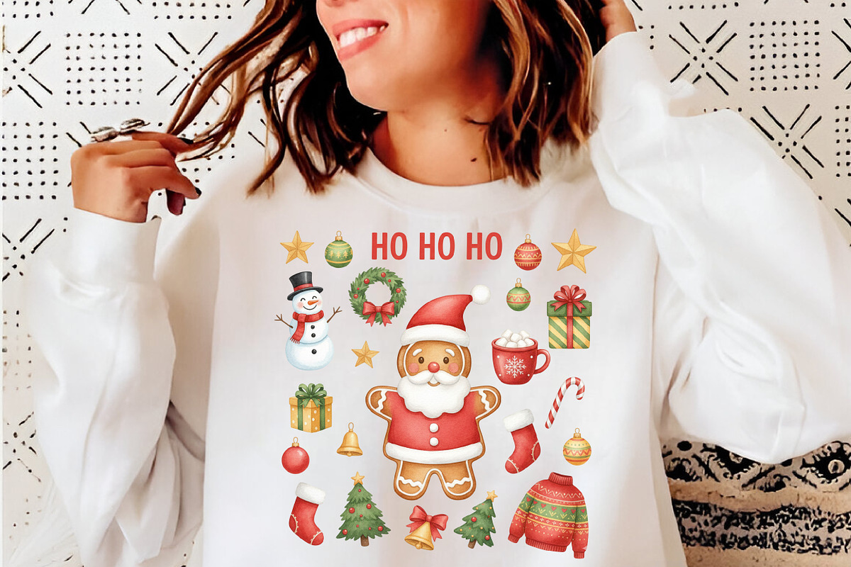 Christmas Doodles Heart Cute PNG, an Illustration by SinaCreation (Photo 5 of 6)