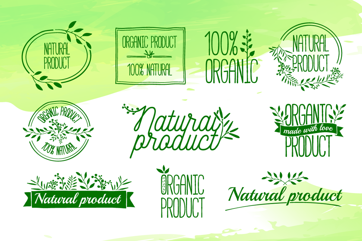 Organic / Natural Logo Design, a Branding & Logo Template by Uniyok (Photo 1 of 2)