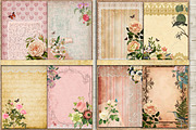 Junk Journal Kit, Vintage Roses, an Illustration by NastiaDesignsPrints (Thumbnail 2 of 4)