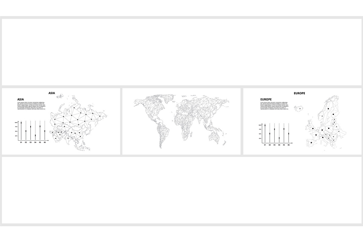 Maps line Presentation Template, a Presentation Template by Infographics project (Photo 20 of 21)