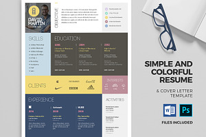 Resume/Cover Letter Template Layout