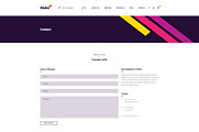 Oslo - Material Design PSD Website, a Websites & App Template by Milo Studio (Thumbnail 12 of 13)