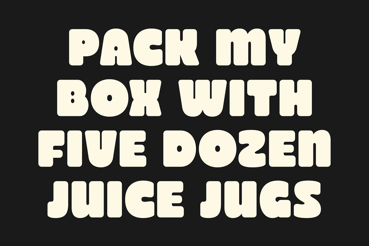 CS Quidle – Chunky Font, a Sans Serif Font by Craft Supply Co. (Photo 5 of 8)