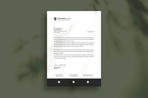 Minimal Letterhead