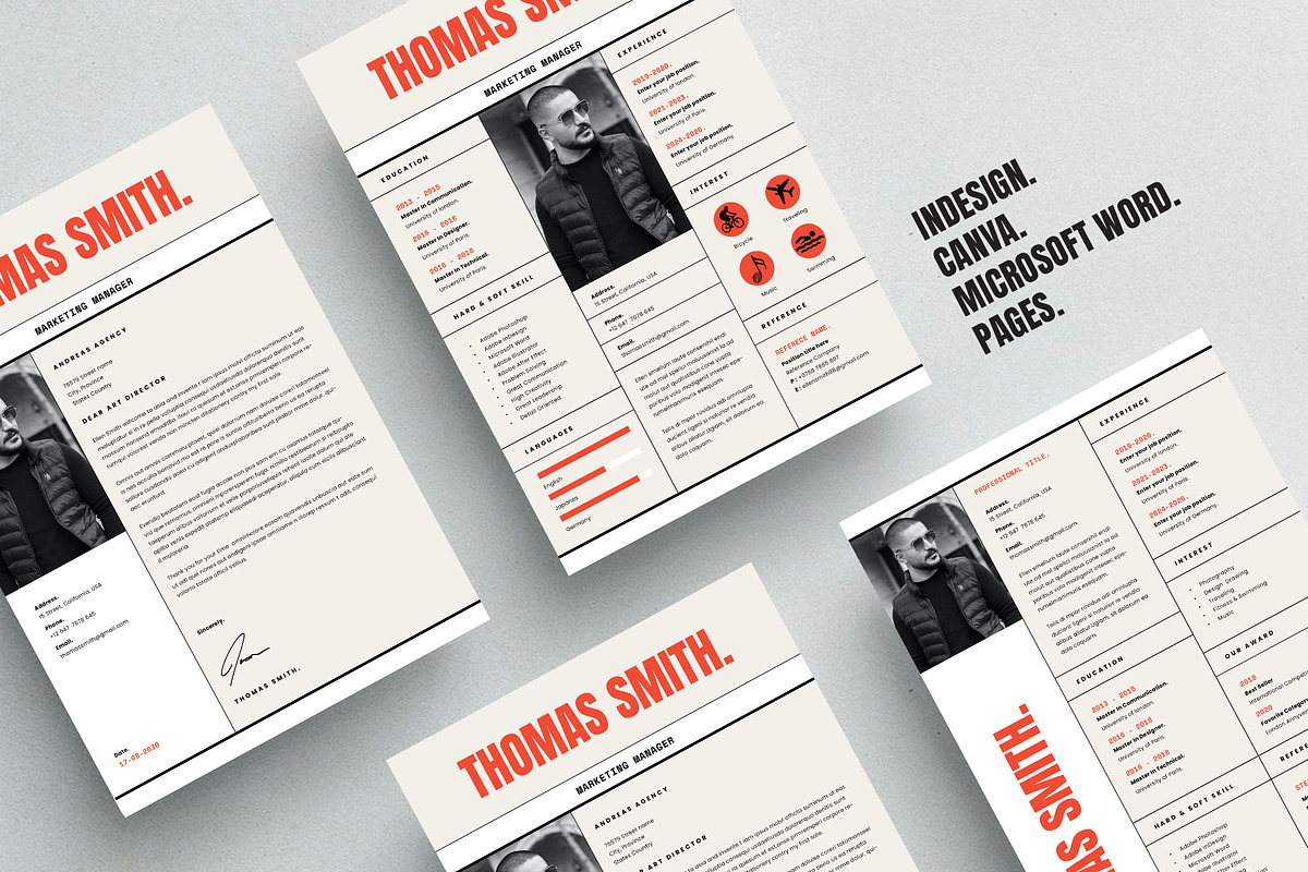 Resume Bundle, a Resume Template by Occy Design (Photo 15 of 28)
