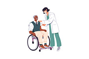 Vaccination of people set, a Healthcare Illustration by PaperTrident (Thumbnail 6 of 8)